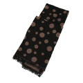 Femmes Cachemire Sentiment Alike DOT Impression Stole Châle Wraps Scarf (SP279)